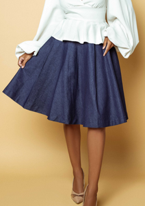 The Denim Seaboard Skirt (Available for Pre-Order)